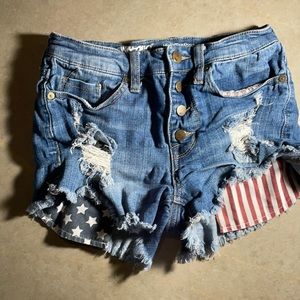 American flag shorts